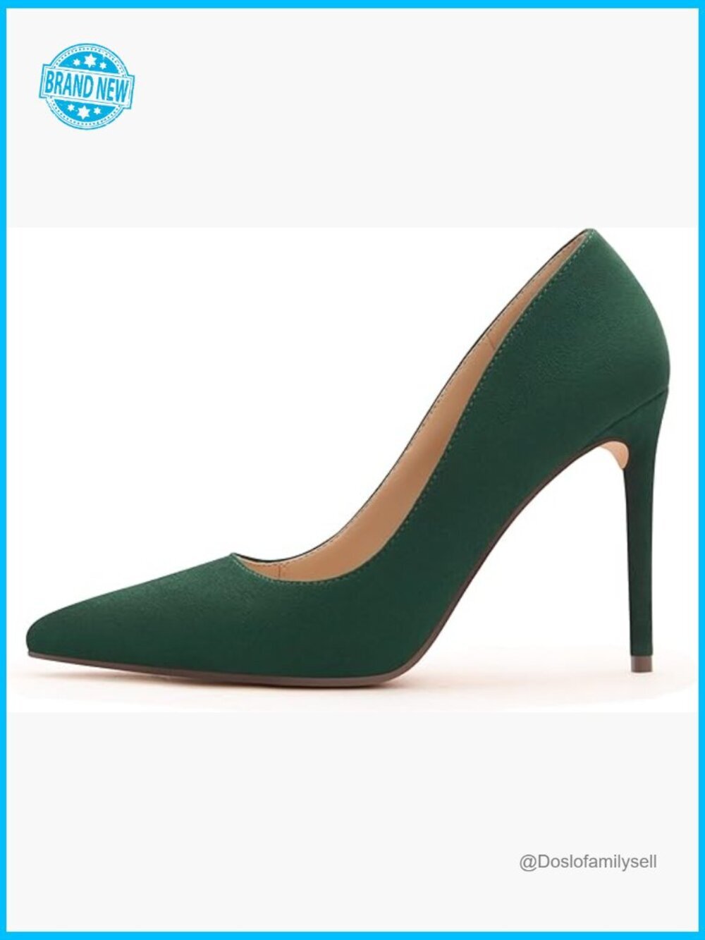 Stiletto Pumps High Heels Pointed Toe 4 Inch Party Wedding Shoes
